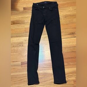 Citizens of Humanity black stretchy jeans